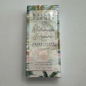 Dallas & James the Watermelon Dream Sheer + Clean Mineral Sunscreen SPF 50+